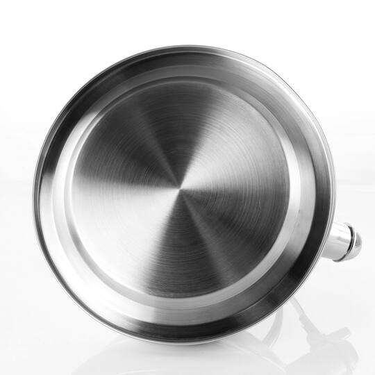 MegaChef 2.7L Brushed Silver Stovetop Whistling Kettle